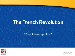 The French Revolution Church History,