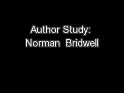 Author Study: Norman  Bridwell