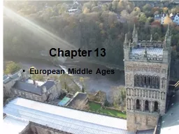 Chapter 13 European Middle Ages