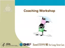 Coaching  Workshop Coaching