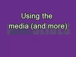 PPT-Using the media (and more) thumbnail