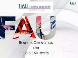 Benefits Orientation for