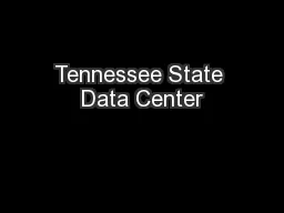 Tennessee State Data Center