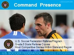 Command Presence U.S. Soccer