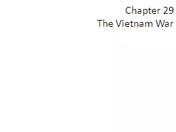 Chapter 29 The Vietnam War