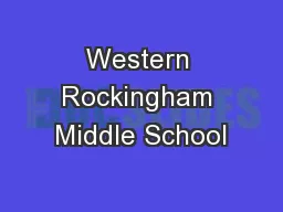 Western Rockingham Middle School