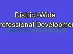 District-Wide Professional Development