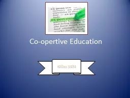 Co- opertive  Education Office 1054