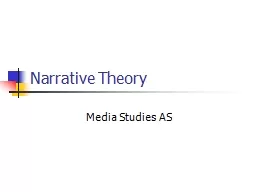 Narrative Theory Media Studies AS