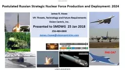 Postulated Russian Strategic Nuclear Force Production and Deployment: 2024