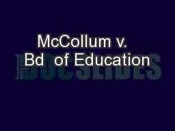 McCollum v.  Bd  of Education