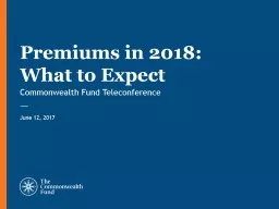 June 12, 2017 Premiums in 2018: What to Expect