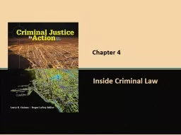 Chapter 4 Inside Criminal Law