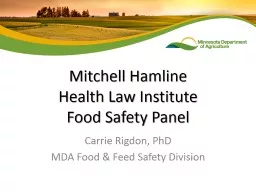 Mitchell Hamline  Health Law Institute