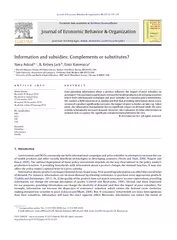 Journal of Economic Behavior Organization     Contents