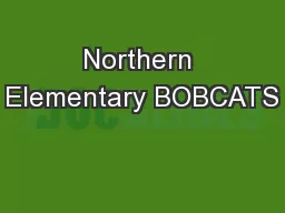 Northern Elementary BOBCATS