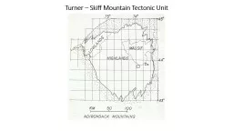 Turner – Skiff Mountain Tectonic Unit