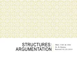 Structures: Argumentation
