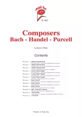 Composers Bach  Handel  Pur cell Contents by Beatrice