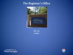 The Registrar’s Office