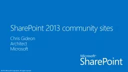 SharePoint 2013 community