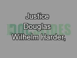 Justice Douglas Wilhelm Harder,