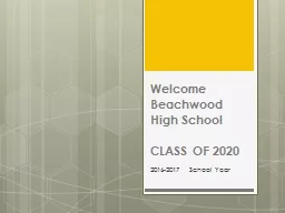 Welcome Beachwood High School