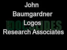 John  Baumgardner Logos Research Associates
