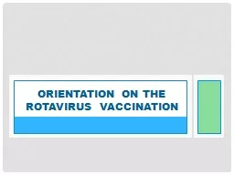 Orientation on the Rotavirus  vaccination