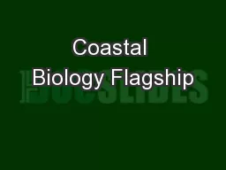 Coastal Biology Flagship