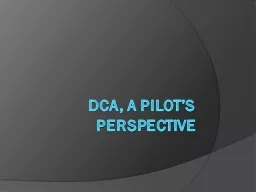 DCA, A Pilot’s Perspective