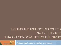 Business English programs for Saudi students: