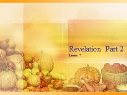 Revelation Part 2 Lesson 7