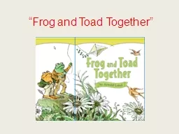 “Frog and Toad Together”
