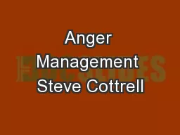 Anger Management Steve Cottrell