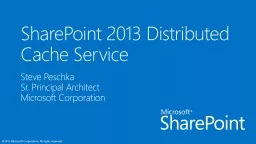 SharePoint 2013  Distributed Cache Service