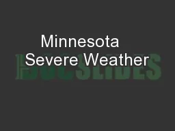 Minnesota   Severe Weather
