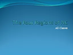 The Four Regions of NC All Classes