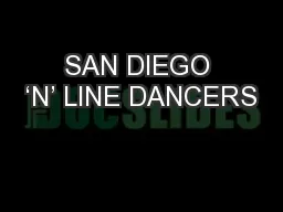 SAN DIEGO ‘N’ LINE DANCERS