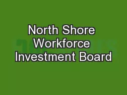 North Shore Workforce Investment Board