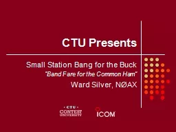 CTU Presents Small  Station Bang for the Buck