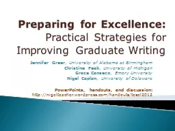 Preparing for Excellence: