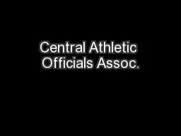 Central Athletic Officials Assoc.