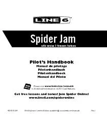 Pilots Handbook Manuel de pilotage Pilotenhandbuch Pilotenhandboek Manual del Piloto Please