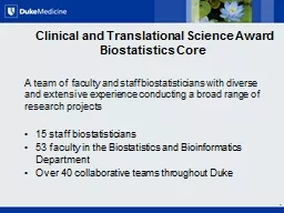 Clinical and Translational Science Award