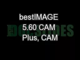 bestIMAGE 5.60 CAM Plus, CAM