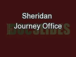 Sheridan Journey Office