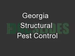 Georgia  Structural Pest Control