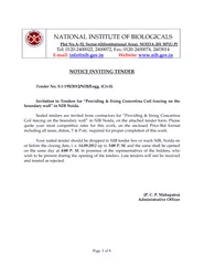 National institute of biological