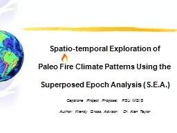 Spatio -temporal Exploration of